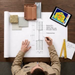 Fassadensanierung in Stuttgart – WDVS-Dämmung und Putzarbeiten durch Falkner Sanierung & Ausbau