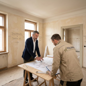 Kernsanierung Stuttgart – Entkernung und Rohbau-Erneuerung im Altbau, Sanierungs-Manager Falkner