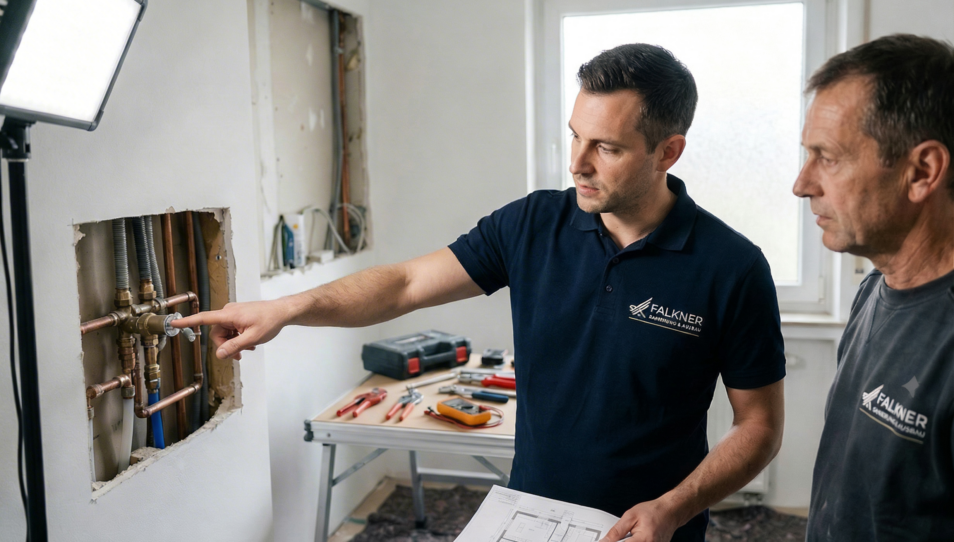 Badsanierung Stuttgart – modernes Komplettbad mit Dusche und Fliesen, Falkner Sanierung & Ausbau