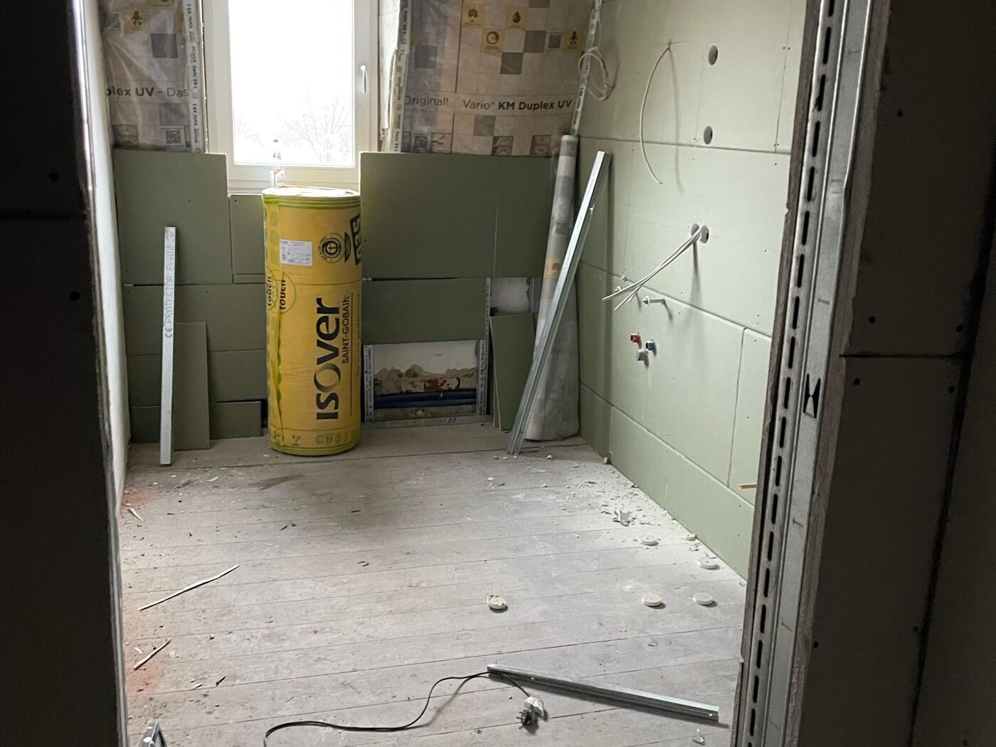 Vorher: Duschbad mit Trennwand - Kulmbach