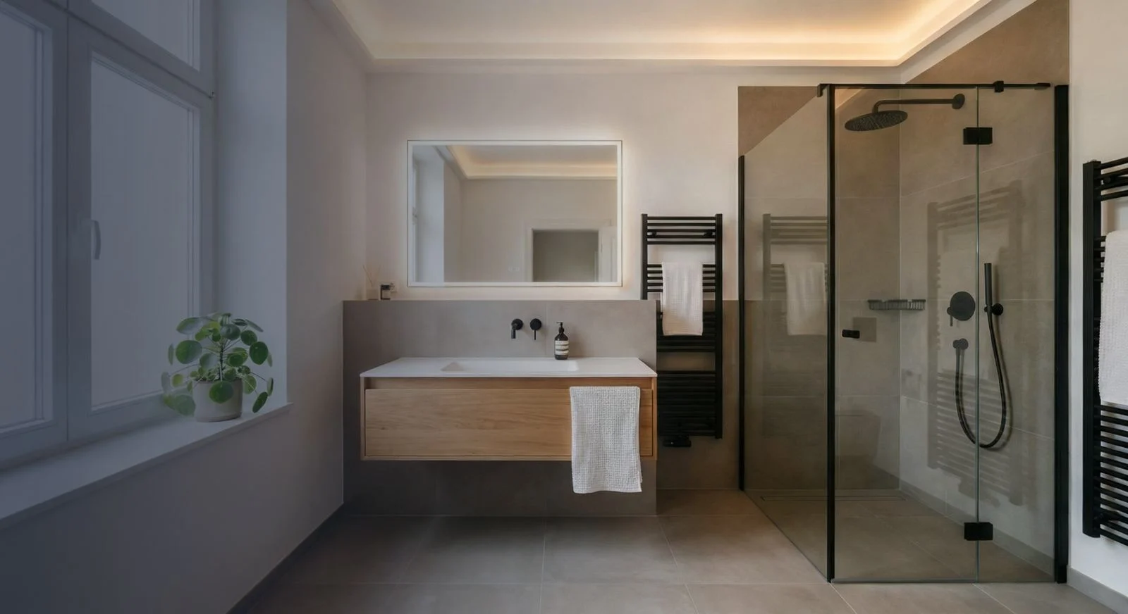 Modernes Badezimmer in Ostfildern – Falkner Sanierung & Ausbau