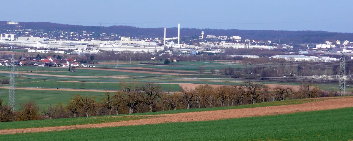 Blick auf die Stadt Sindelfingen